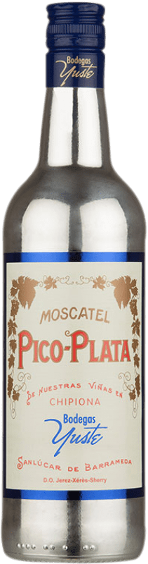 19,95 € Kostenloser Versand | Süßer Wein Yuste Pico-Plata D.O. Jerez-Xérès-Sherry Andalusien Spanien Muskateller Flasche 75 cl