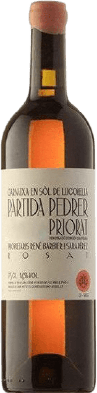 39,95 € Free Shipping | Rosé wine Sara i René Partida Pedrer Rosat Aged D.O.Ca. Priorat Catalonia Spain Grenache Bottle 75 cl