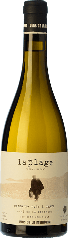 21,95 € Envío gratis | Vino blanco Vins de La Memòria La Plage Joven A.O.C. Côtes du Roussillon Languedoc-Roussillon Francia Garnacha, Garnacha Gris Botella 75 cl