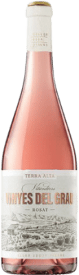 9,95 € Envio grátis | Vinho rosé Josep Vicens Vinyes del Grau Rosado Jovem D.O. Terra Alta Catalunha Espanha Grenache Garrafa 75 cl