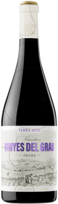 9,95 € Free Shipping | Red wine Josep Vicens Vinyes del Grau Tinto Young D.O. Terra Alta Catalonia Spain Grenache, Mazuelo, Carignan Bottle 75 cl