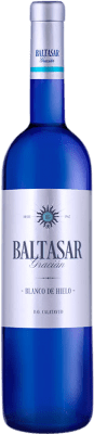 11,95 € Free Shipping | White wine San Alejandro Baltasar Gracian Blanco de Hielo Young D.O. Calatayud Aragon Spain Viura Bottle 75 cl