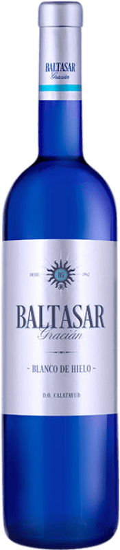 11,95 € 免费送货 | 白酒 San Alejandro Baltasar Gracian Blanco de Hielo 年轻的 D.O. Calatayud 阿拉贡 西班牙 Viura 瓶子 75 cl