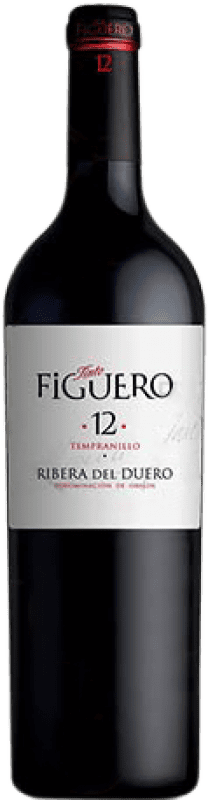 818,95 € 免费送货 | 红酒 Figuero 12 Meses 岁 D.O. Ribera del Duero 卡斯蒂利亚莱昂 西班牙 Tempranillo 瓶子 Nabucodonosor 15 L