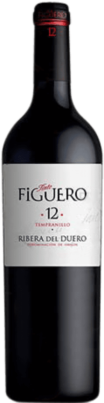 855,95 € Free Shipping | Red Wine Figuero 12 Meses Crianza — Aged D.O. Ribera del Duero Castilla y León Spain Tempranillo Nebuchadnezzar Bottle 15 L