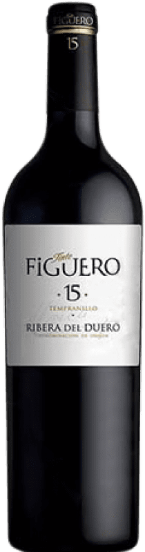 252,95 € Free Shipping | Red wine Figuero 15 Meses Reserva D.O. Ribera del Duero Castilla y León Spain Tempranillo Special Bottle 5 L