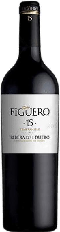 1 103,95 € 免费送货 | 红酒 Figuero 15 Meses 预订 D.O. Ribera del Duero 卡斯蒂利亚莱昂 西班牙 Tempranillo 瓶子 Nabucodonosor 15 L