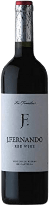 6,95 € Бесплатная доставка | Красное вино J. Fernando Finca Venta de Don Quijote 6 Meses Дуб I.G.P. Vino de la Tierra de Castilla Castilla la Mancha y Madrid Испания Tempranillo бутылка 75 cl