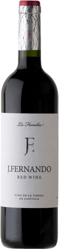 10,95 € Spedizione Gratuita | Vino Rosso J. Fernando Finca Venta de Don Quijote La Familia Giovane I.G.P. Vino de la Tierra de Castilla Castilla la Mancha y Madrid Spagna Tempranillo, Garnacha — Grenache, Cabernet Sauvignon 75 cl
