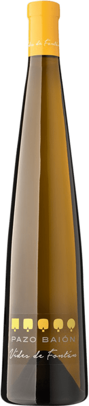 26,95 € Free Shipping | White wine Pazo Baión Vides de Fontán Aged D.O. Rías Baixas Galicia Spain Albariño Bottle 75 cl