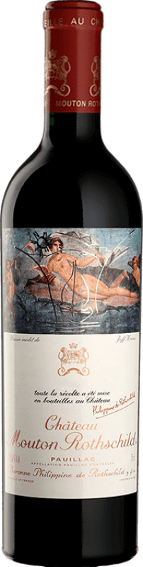 1,95 € Spedizione Gratuita | Vino Rosso Château Mouton-Rothschild A.O.C. Pauillac bordò Francia Merlot, Cabernet Sauvignon, Cabernet Franc, Petit Verdot 75 cl