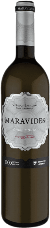 8,95 € Kostenloser Versand | Weißwein Balmoral Maravides I.G.P. Vino de la Tierra de Castilla Kastilien-La Mancha Spanien Chardonnay 75 cl