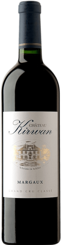 61,95 € Envio grátis | Vinho tinto Château Kirwan A.O.C. Margaux Bordeaux França Merlot, Cabernet Sauvignon, Cabernet Franc Garrafa 75 cl
