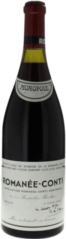 26 557,95 € Free Shipping | Red wine Romanée-Conti A.O.C. Romanée-Conti Burgundy France Pinot Black Bottle 75 cl