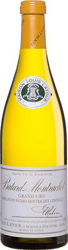 301,95 € Envío gratis | Vino blanco Louis Latour Grand Cru Crianza A.O.C. Bâtard-Montrachet Borgoña Francia Chardonnay Botella 75 cl