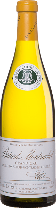 315,95 € Spedizione Gratuita | Vino Bianco Louis Latour Grand Cru Crianza — Invecchiato in Botte A.O.C. Bâtard-Montrachet Borgogna Francia Chardonnay Bottiglia 75 cl