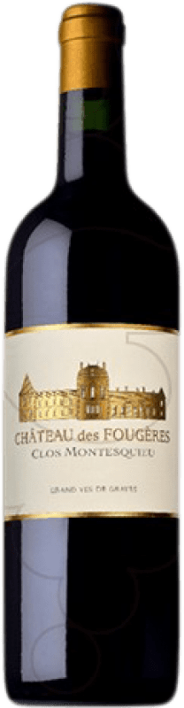29,95 € Kostenloser Versand | Rotwein Château des Fougères Clos Montesquieu Alterung A.O.C. Graves Bordeaux Frankreich Merlot, Cabernet Sauvignon Flasche 75 cl