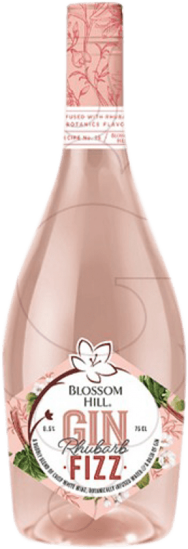 8,95 € Spedizione Gratuita | Genever Gin Blossom Hill California Fizz Italia 75 cl Rhubarb — Rabarbaro