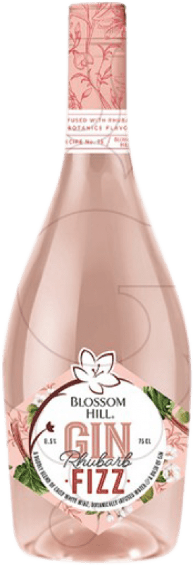 8,95 € Kostenloser Versand | Gin Blossom Hill California Gin Fizz Rhubarb Italien Flasche 75 cl
