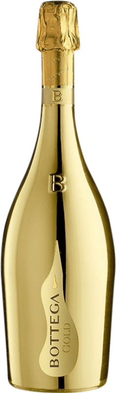 23,95 € 免费送货 | 白起泡酒 Bottega Venetian Gold 香槟 预订 D.O.C. Prosecco 意大利 Glera 瓶子 75 cl