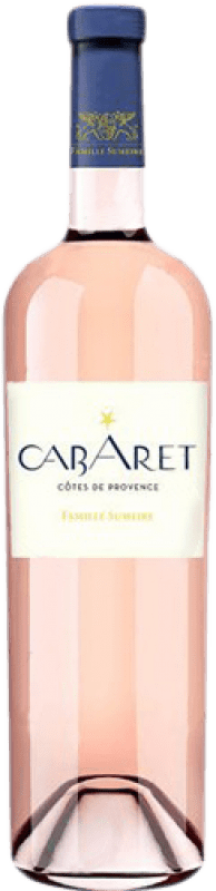 12,95 € 免费送货 | 玫瑰酒 Famille Sumeire Cabaret Rosado 年轻的 A.O.C. Côtes de Provence 普罗旺斯 法国 Grenache, Cinsault 瓶子 75 cl