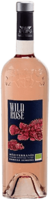 9,95 € 免费送货 | 玫瑰酒 Famille Sumeire Wild Mediterranée Rosado 年轻的 A.O.C. Côtes de Provence 普罗旺斯 法国 Grenache, Cinsault 瓶子 75 cl