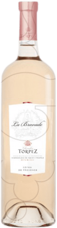 27,95 € Kostenloser Versand | Rosé-Wein Torpez Saint-Tropez Bravade Rosado Jung A.O.C. Côtes de Provence Provence Frankreich Syrah, Grenache, Monastrell, Mazuelo, Carignan, Cinsault, Tibouren Magnum-Flasche 1,5 L