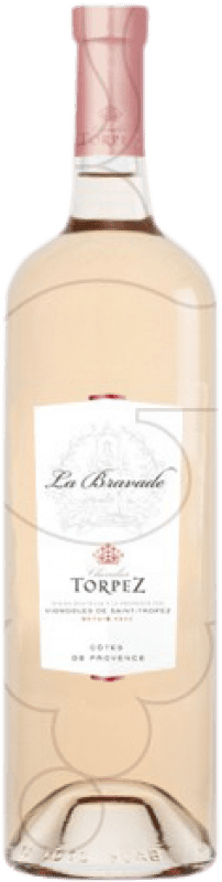 27,95 € Free Shipping | Rosé wine Torpez Saint-Tropez Bravade Rosado Young A.O.C. Côtes de Provence Provence France Syrah, Grenache, Monastrell, Mazuelo, Carignan, Cinsault, Tibouren Magnum Bottle 1,5 L