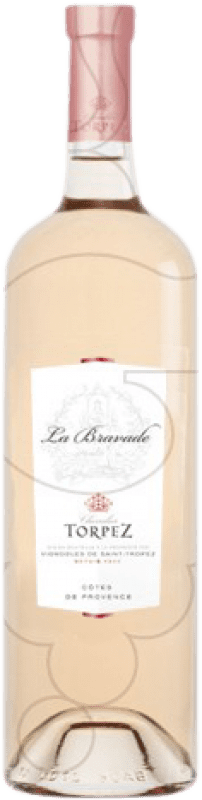 28,95 € Envoi gratuit | Vin Rosé Torpez Saint-Tropez Bravade Jeune A.O.C. Côtes de Provence Provence France Syrah, Garnacha — Grenache, Monastrell, Mazuelo, Cariñena — Carignan, Cinsault, Tibouren Bouteille Magnum 1,5 L