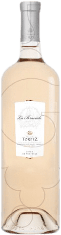 47,95 € Kostenloser Versand | Rosé-Wein Torpez Saint-Tropez Bravade Rosado Jung A.O.C. Côtes de Provence Provence Frankreich Syrah, Grenache, Monastrell, Mazuelo, Carignan, Cinsault, Tibouren Jeroboam-Doppelmagnum Flasche 3 L