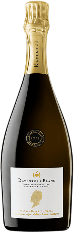 77,95 € Envoi gratuit | Vin Mousseux Blanc Raventós i Blanc Negra Espagne Xarel·lo Bouteille 75 cl