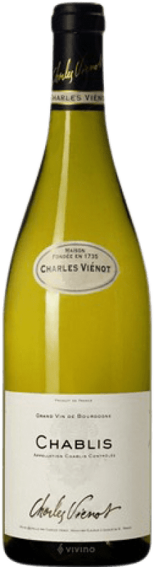 25,95 € Бесплатная доставка | Белое вино Charles Vienot Молодой A.O.C. Chablis Бургундия Франция Chardonnay бутылка 75 cl