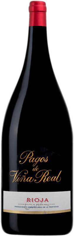 303,95 € Free Shipping | Red wine Viña Real Pagos D.O.Ca. Rioja The Rioja Spain Tempranillo Magnum Bottle 1,5 L