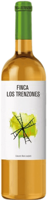 8,95 € 免费送货 | 白酒 Condesa de Leganza Finca los Trenzones 年轻的 D.O. La Mancha 卡斯蒂利亚 - 拉曼恰 西班牙 Sauvignon White 瓶子 75 cl
