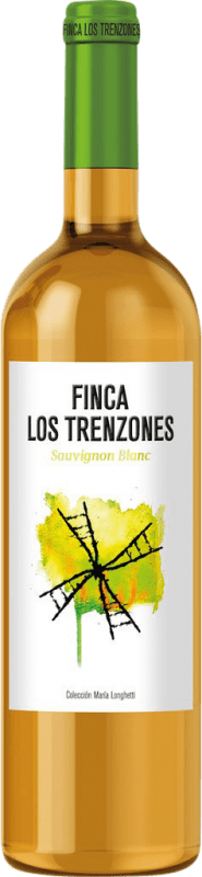 9,95 € Spedizione Gratuita | Vino Bianco Condesa de Leganza Finca los Trenzones Giovane D.O. La Mancha Castilla-La Mancha Spagna Sauvignon Bottiglia 75 cl