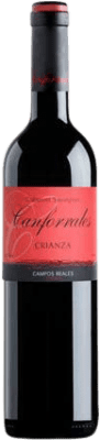 6,95 € Spedizione Gratuita | Vino rosso Campos Reales Canforrales Crianza D.O. La Mancha Castilla-La Mancha Spagna Cabernet Sauvignon Bottiglia 75 cl