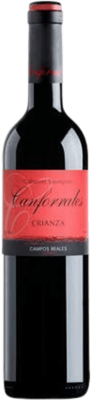 6,95 € Envoi gratuit | Vin rouge Campos Reales Canforrales Crianza D.O. La Mancha Castilla La Mancha Espagne Cabernet Sauvignon Bouteille 75 cl
