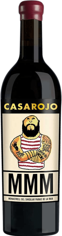 29,95 € Kostenloser Versand | Rotwein Casa Rojo Singular Paraje de la Raja MMM Macho Man Crianza — Kurze Fassreifung D.O. Jumilla Levante Spanien Monastrell Flasche 75 cl