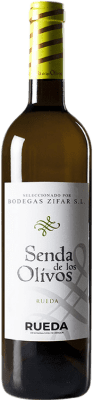 9,95 € Бесплатная доставка | Белое вино Zifar Senda de los Olivos Молодой D.O. Rueda Кастилия-Леон Испания Verdejo бутылка 75 cl