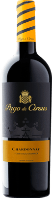 15,95 € Бесплатная доставка | Белое вино Pago de Cirsus Fermentado en Barrica Pago Bolandin Наварра Испания Chardonnay бутылка 75 cl