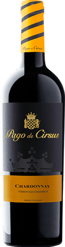 19,95 € Бесплатная доставка | Белое вино Pago de Cirsus Fermentado en Barrica Pago Bolandin Наварра Испания Chardonnay бутылка 75 cl