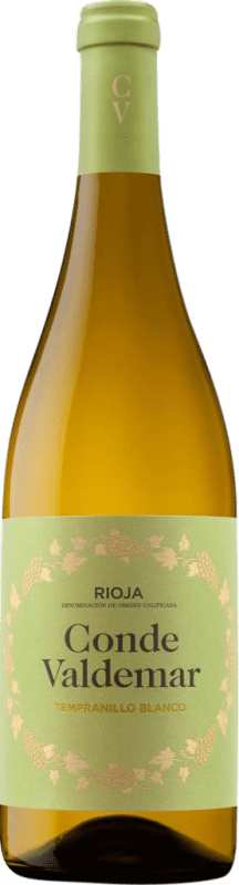 15,95 € Kostenloser Versand | Weißwein Valdemar Conde de Valdemar Jung D.O.Ca. Rioja La Rioja Spanien Tempranillo Flasche 75 cl