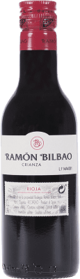 4,95 € 免费送货 | 红葡萄酒 Ramón Bilbao Crianza — 陈酿 D.O.Ca. Rioja 拉里奥哈 西班牙 Tempranillo — 丹魄 小瓶装 18 cl