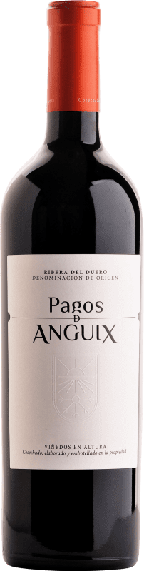 29,95 € Envio grátis | Vinho Tinto Pagos de Anguix 10 Meses Barrica D.O. Ribera del Duero Castela e Leão Espanha Tempranillo 75 cl