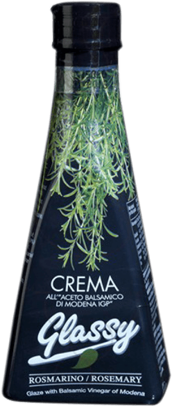 6,95 € Free Shipping | Vinegar Glassy Crema Aceto Balsamico Rosemary Italy Small Bottle 25 cl