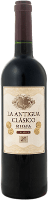 12,95 € Free Shipping | Red wine Vinos del Atlántico La Antigua Clásico Aged D.O.Ca. Rioja The Rioja Spain Tempranillo, Grenache, Graciano Bottle 75 cl