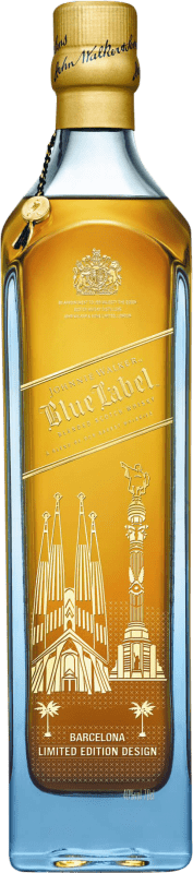 431,95 € Spedizione Gratuita | Whisky Blended Johnnie Walker Barcelona Blue — Edizione Blu, Edizione Limitata Riserva Regno Unito Bottiglia 70 cl