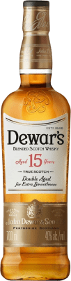 48,95 € Envio grátis | Whisky Blended Dewar's Reserva Escócia Reino Unido 15 Anos Garrafa 70 cl
