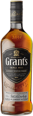 17,95 € 免费送货 | 威士忌混合 Grant & Sons Grant's Triple Wood Smoky 预订 英国 瓶子 70 cl