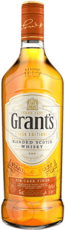 16,95 € 送料無料 | ウイスキーブレンド Grant & Sons Grant's Rum Cask Finish 予約 イギリス ボトル 70 cl